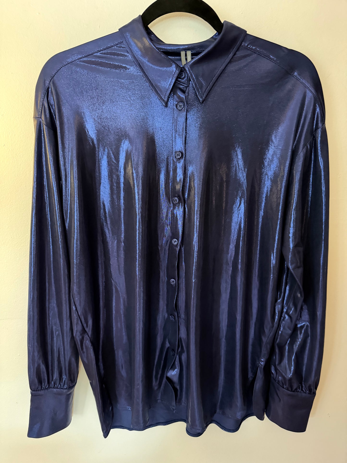 Anthropologie | Shine Button Down, S