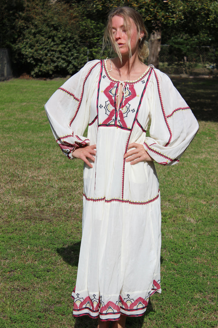 Free People | Boho Long Sleeve Maxi Dress, XS