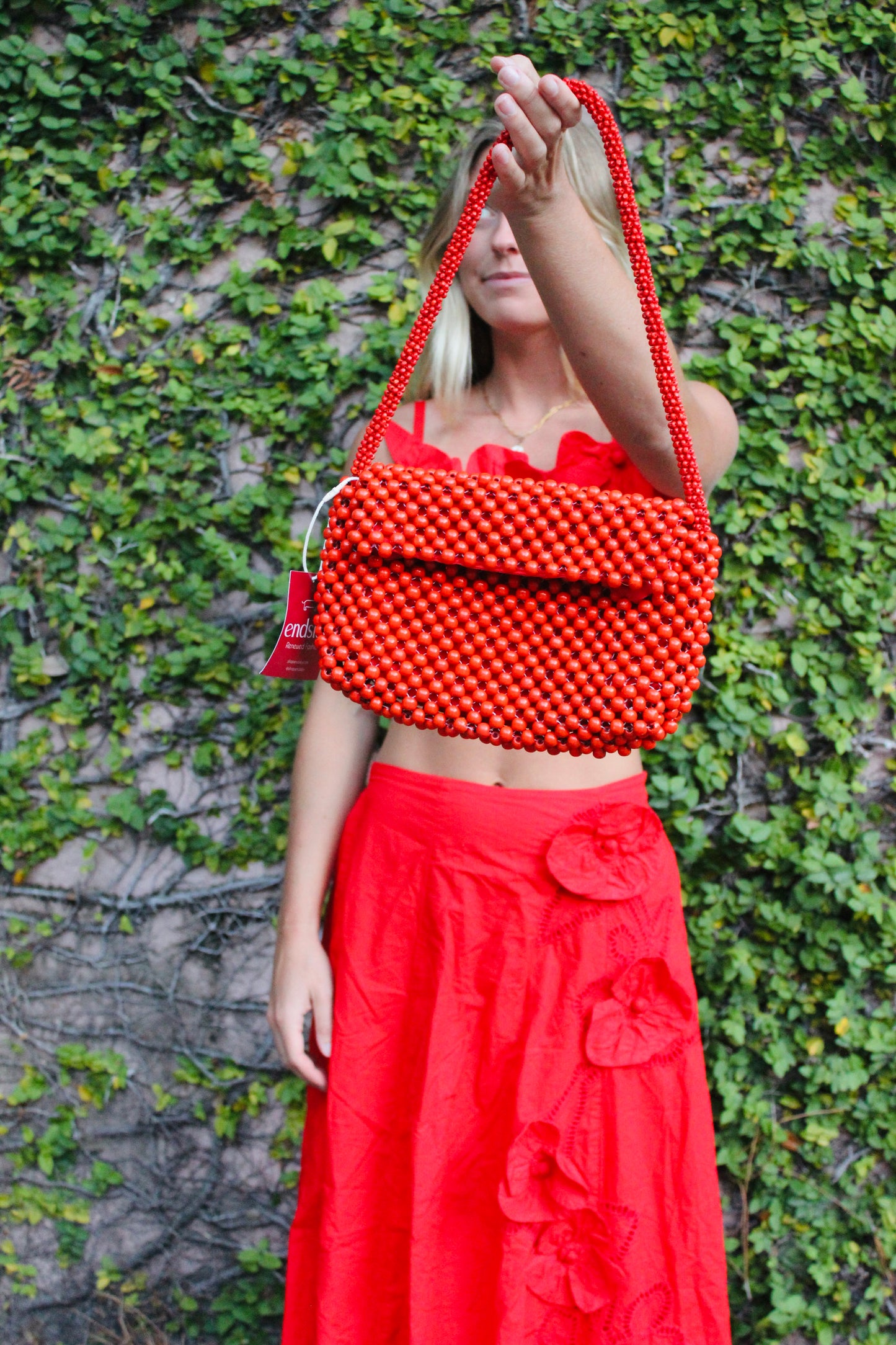Maeve  | Fiona Wood Beaded Shoulder Bag