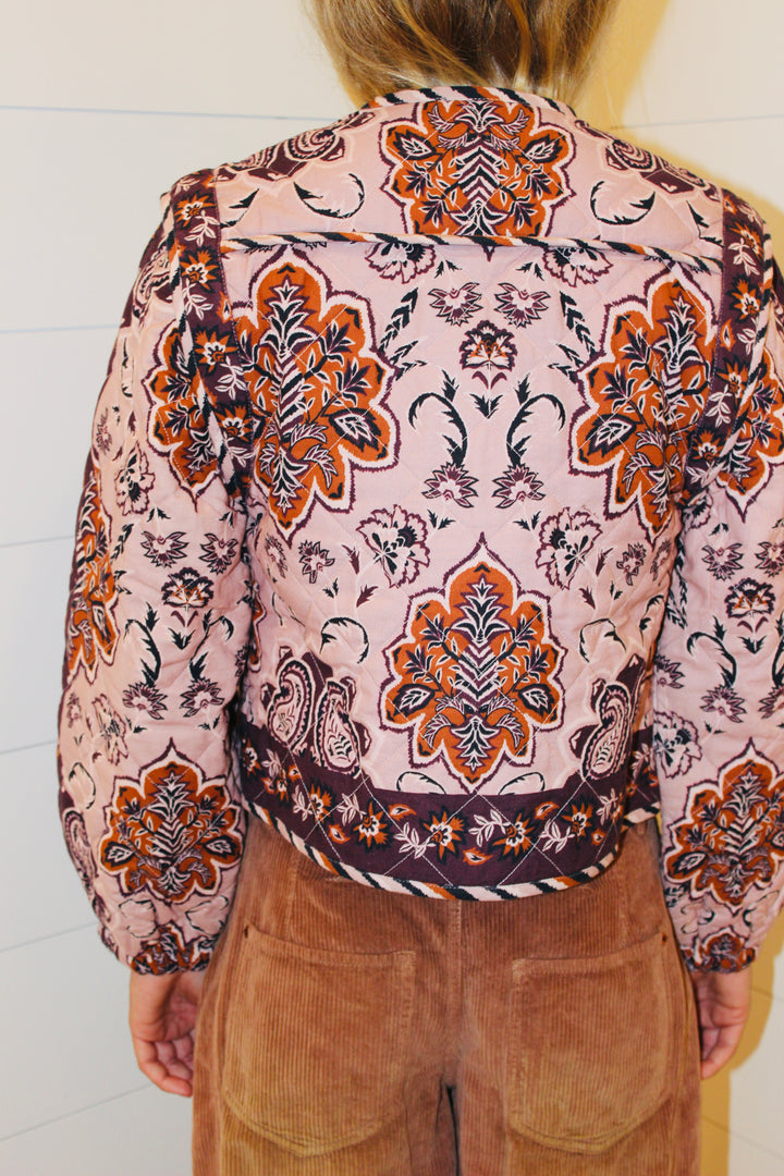 Farm Rio  | Glam Tapestry Quilted Jacket, XS