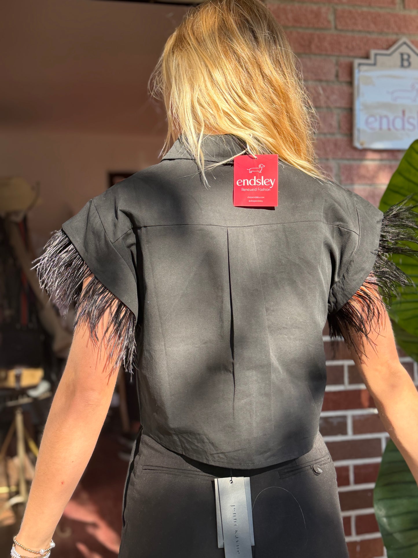 La' Ros | Feather Top, S