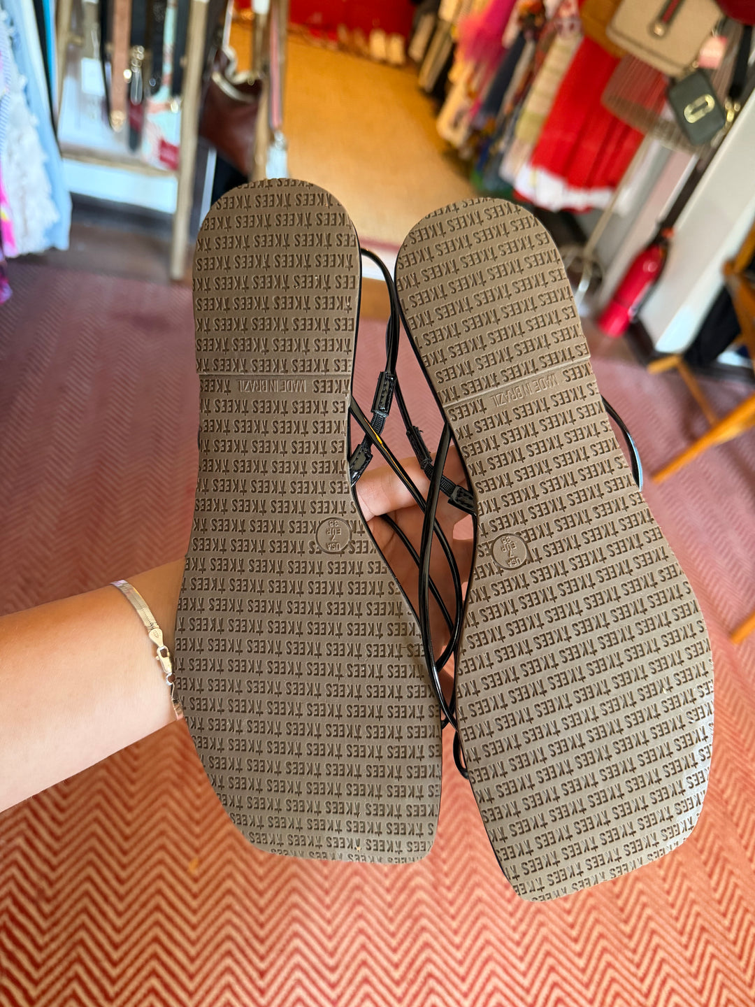 TKEES Square Toe Millie Sandal, 7