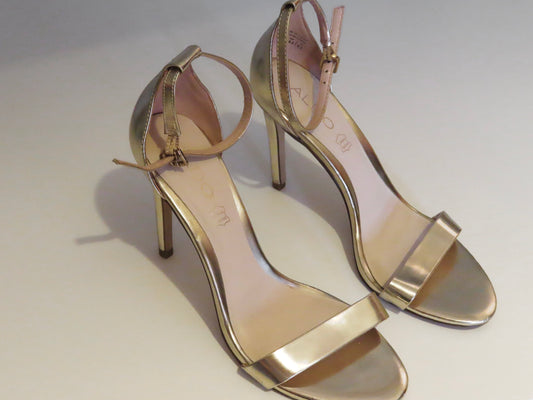 ALDO | Gold Heel