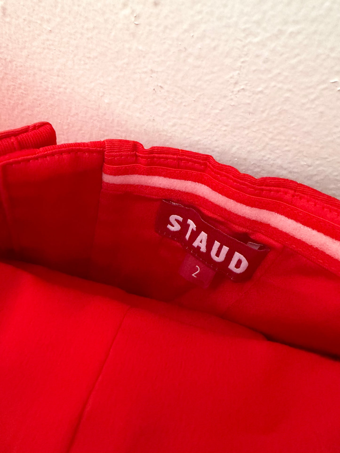 Staud | Red Corset Top