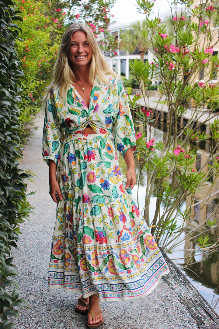 Zara | Floral Maxi Dress, S
