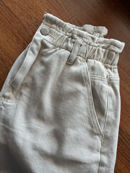MIOU MUSE | Tan Denim Shorts