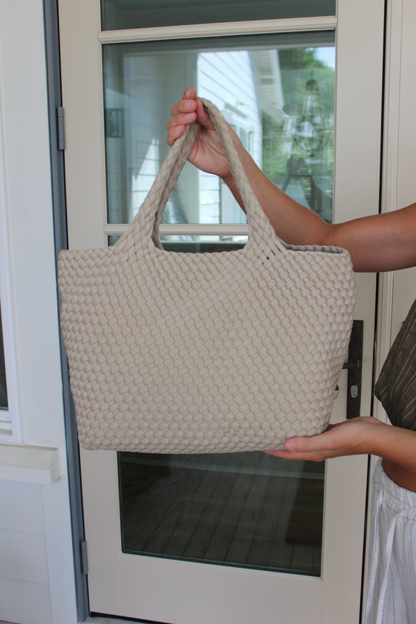 Naghedi | Woven Work Tote, Small