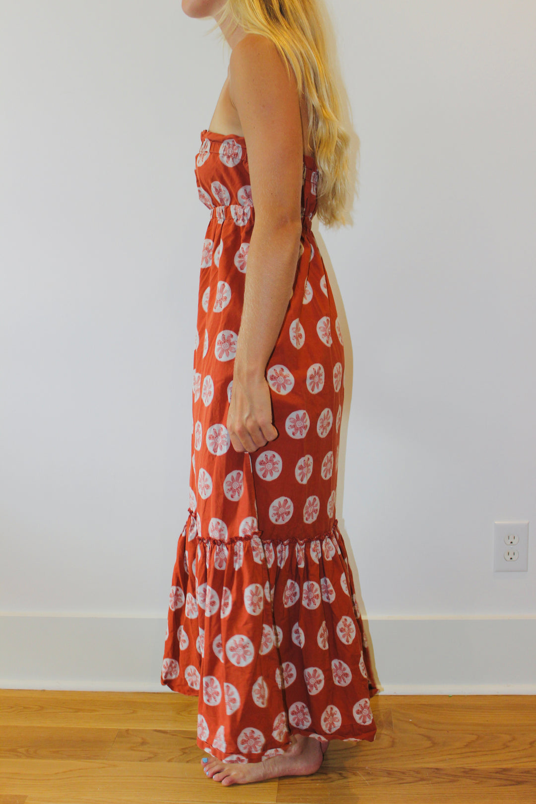 Free People  | Sand Dollar Strapless Dress, XS