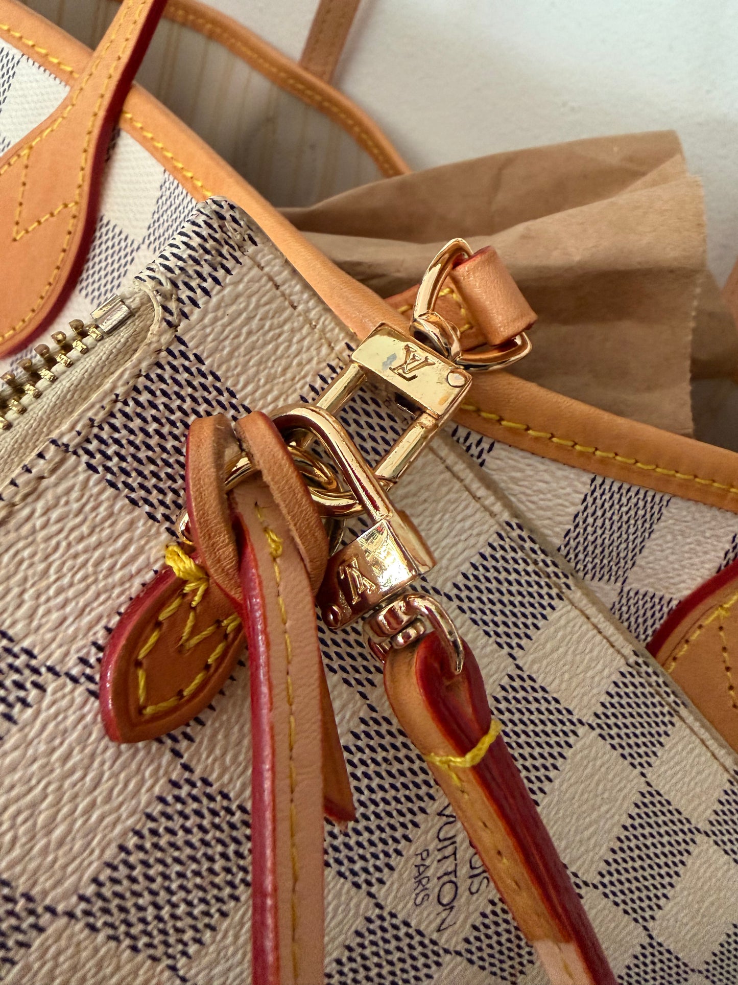 Louis Vuitton | Damier Azur Neverfull w/Pouch