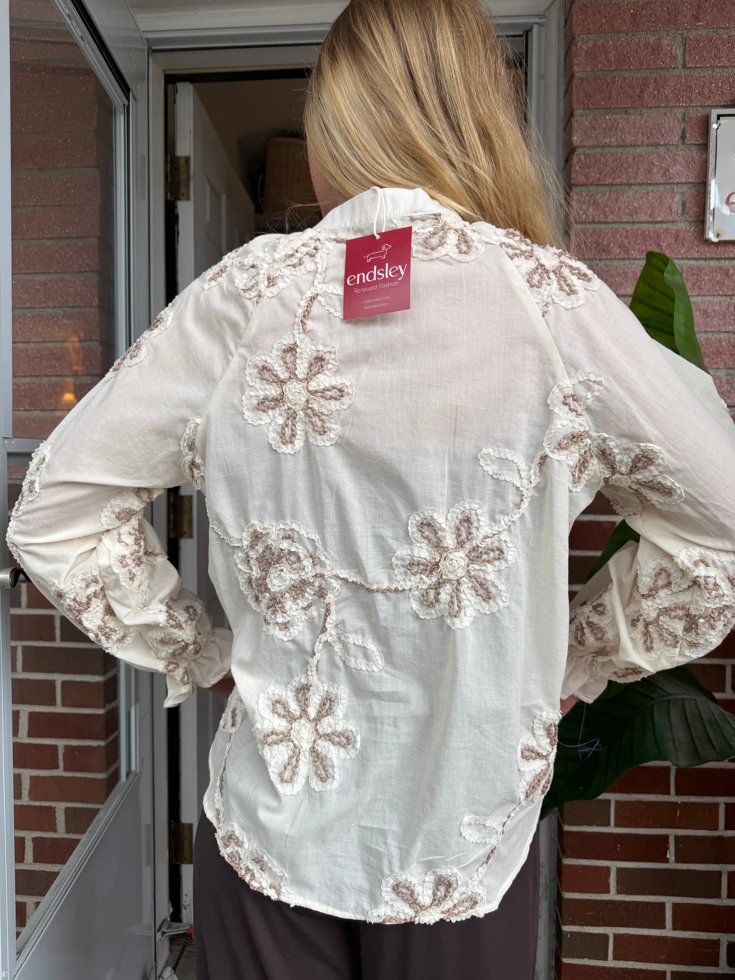 Zara | Lightweight Floral Top, M