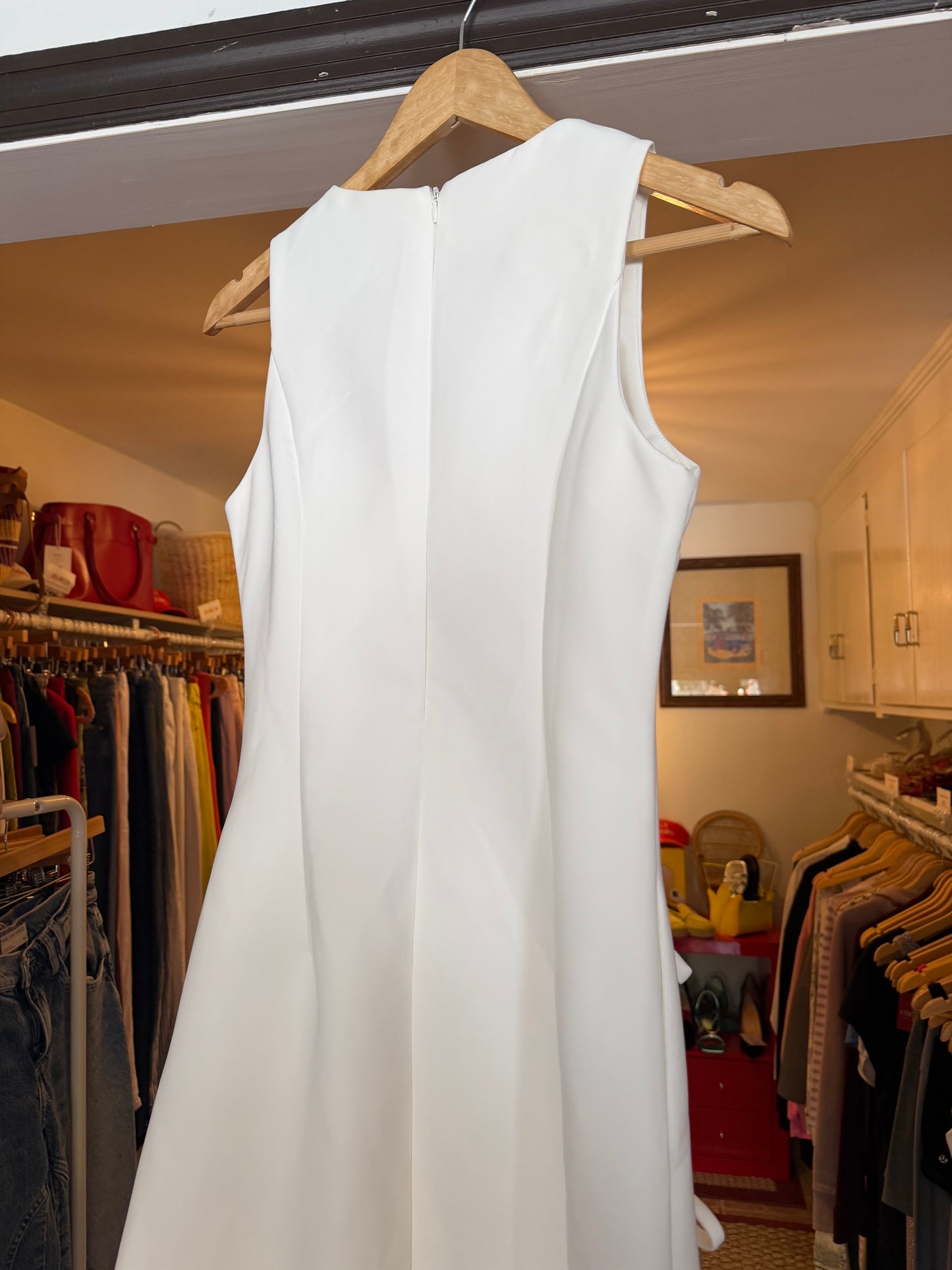 English Factory | Bow Applique Hepburn Dress, S