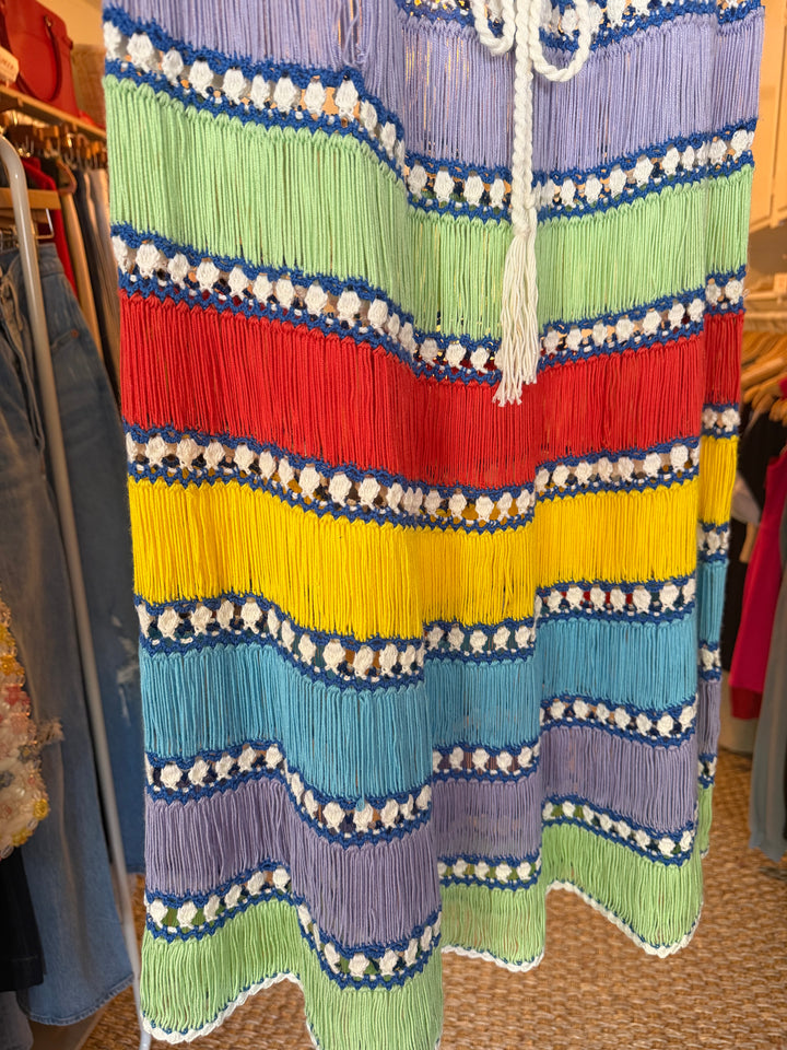 my beachy side | Colorful Boho Coverup, S