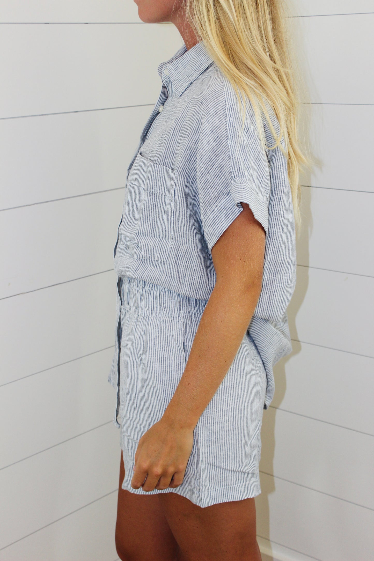 Quince | Linen Striped Set, M