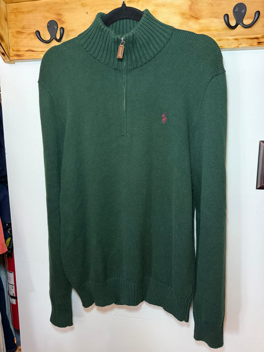 Polo Ralph Lauren | Green Quarter Zip, S