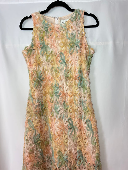 Endless Rose (Anthropolgie) | Multi Color Sleeveless Textured Midi Dress, S
