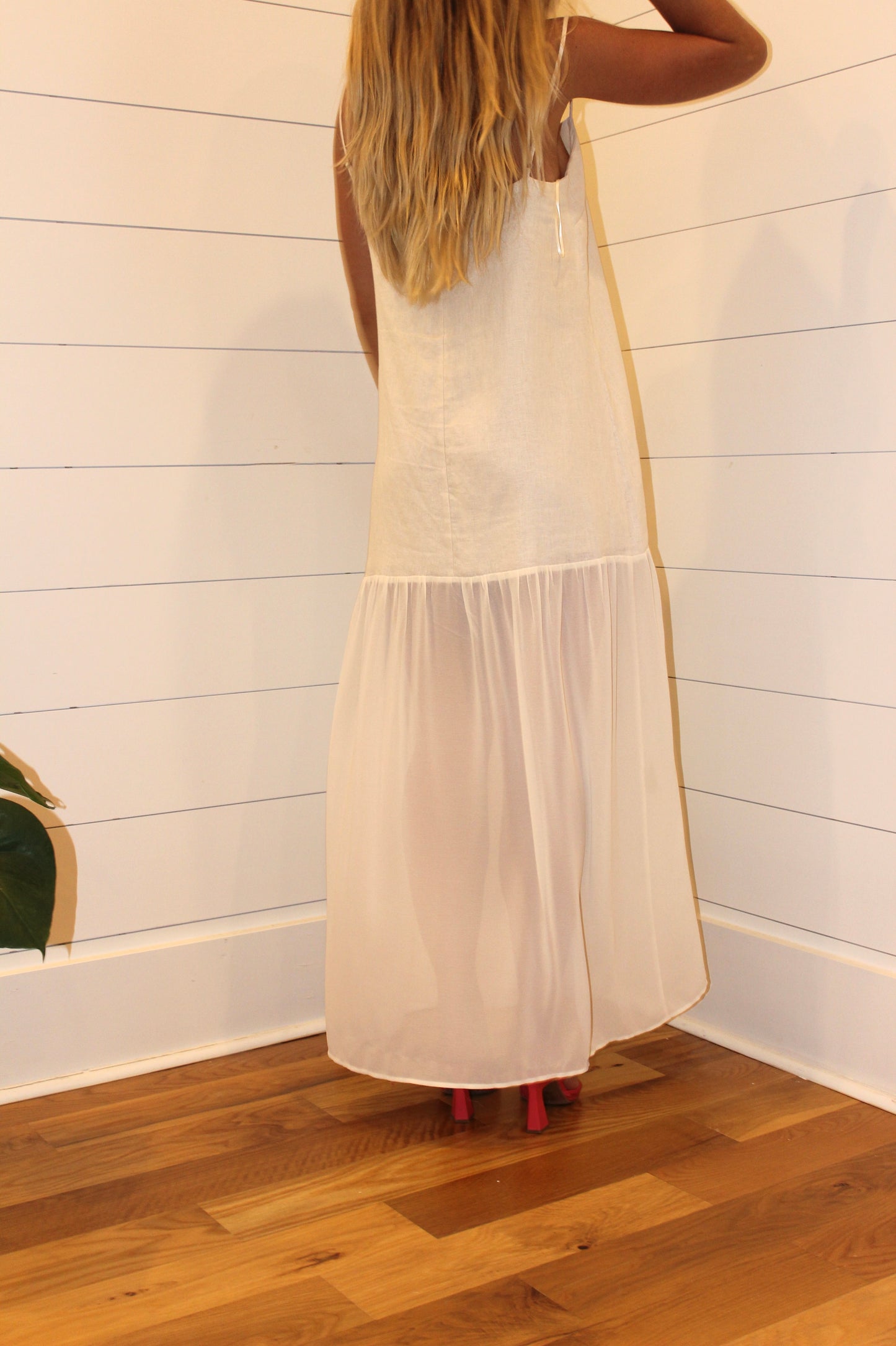 Few Moda x Ali Sisto Daniel | Mally Linen Dress, M