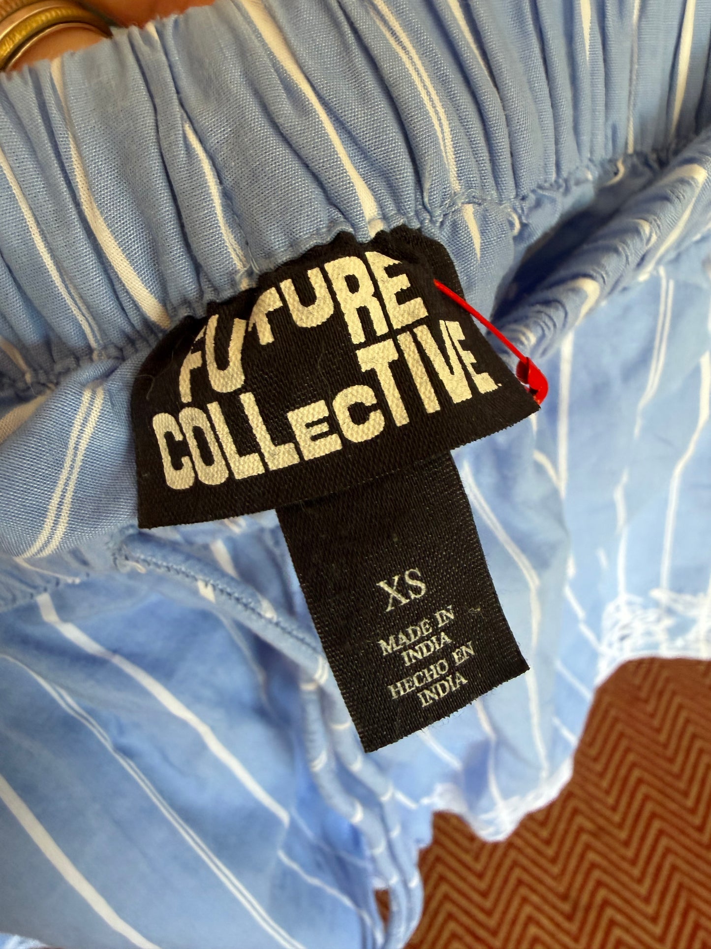 Future Collection | Striped Floral Detail Shorts, XS