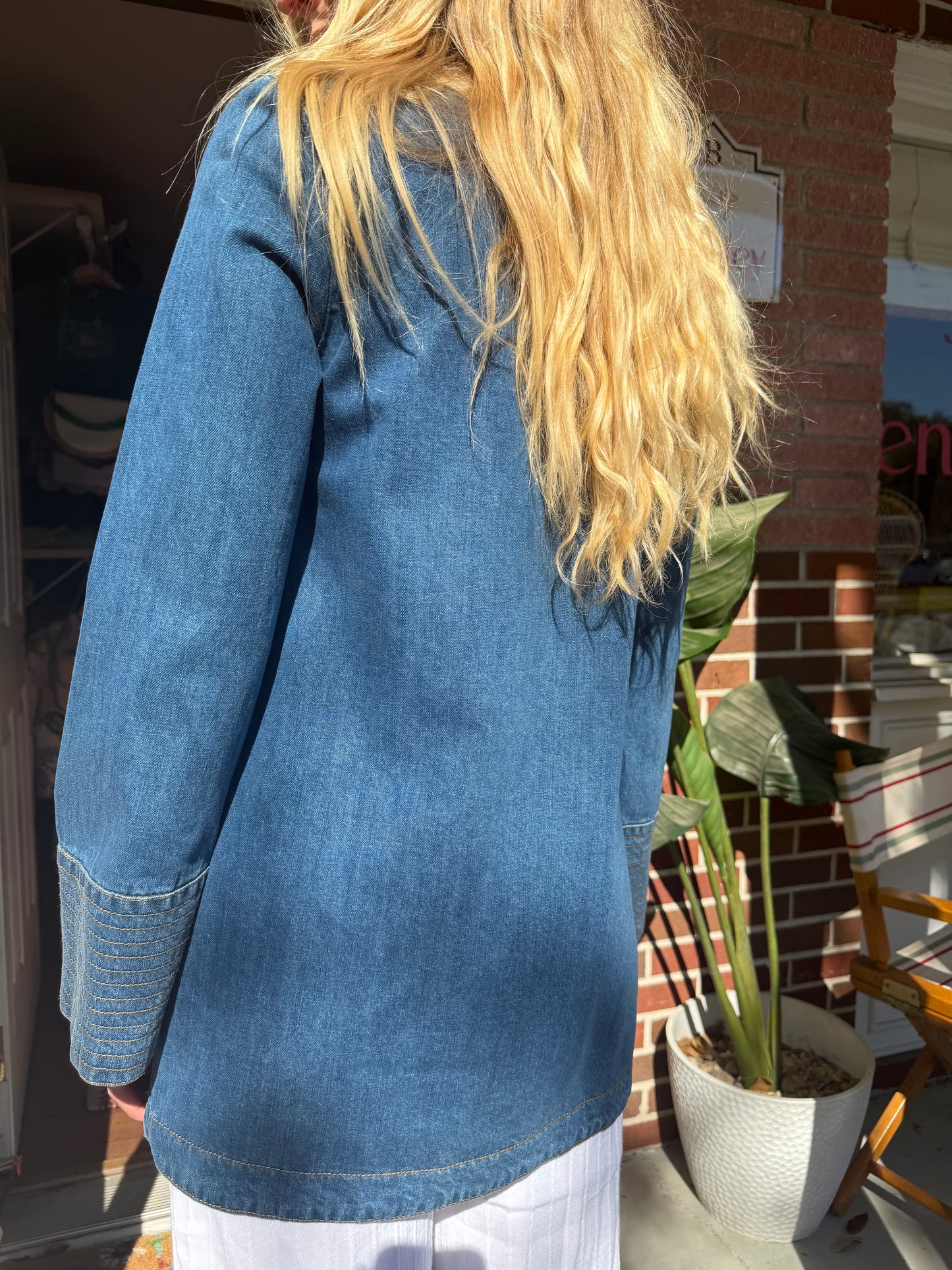 Free People | Denim Tunic, XS (Oversized)