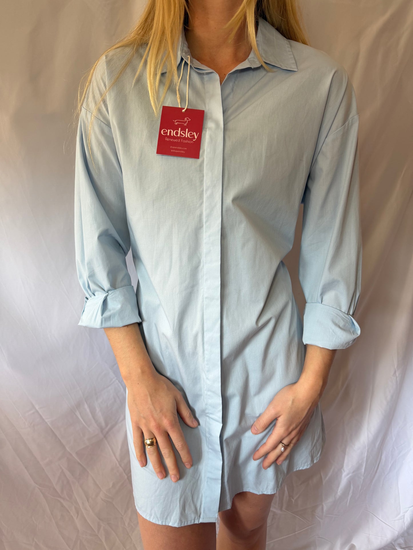 Abercrombie & Fitch | Long Sleeve Button Up Dress, S