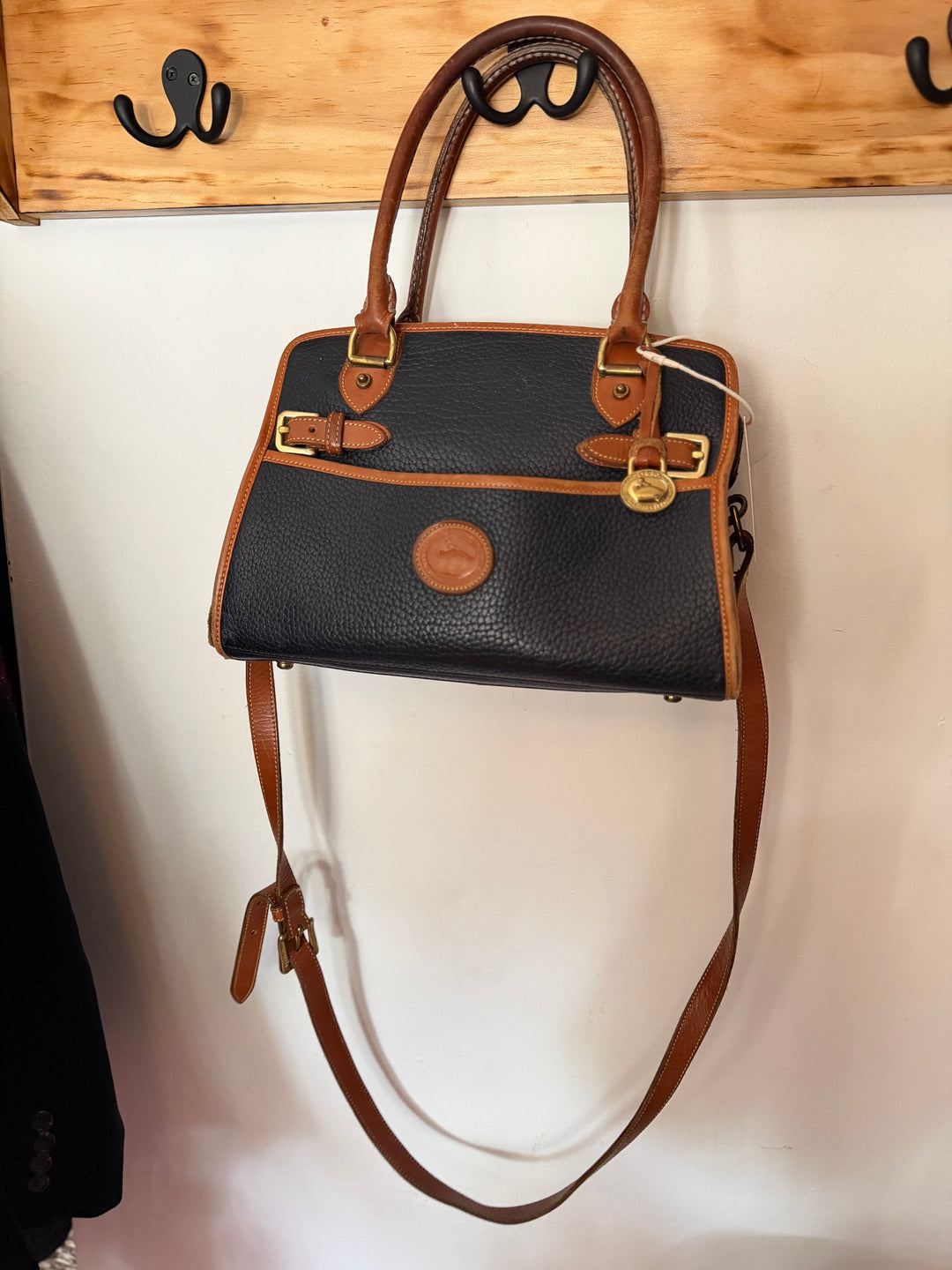 Dooney &amp; Burke | Leather Satchel Buckle Bag