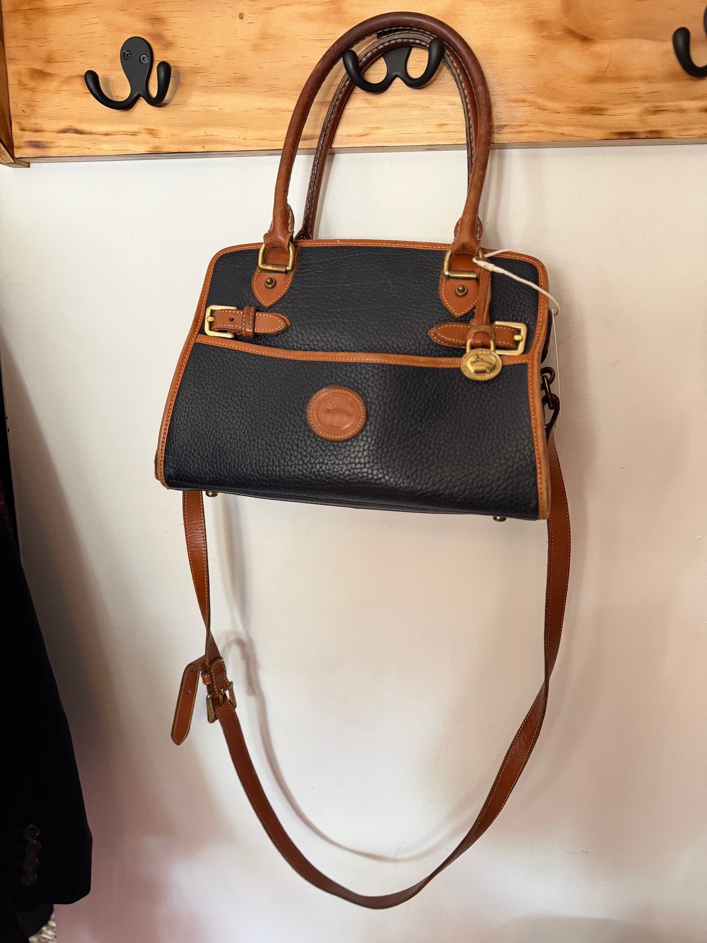 Dooney & Burke | Leather Satchel Buckle Bag