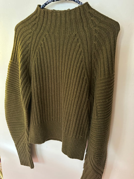 Rag and Bone | Army Green Wool Sweater