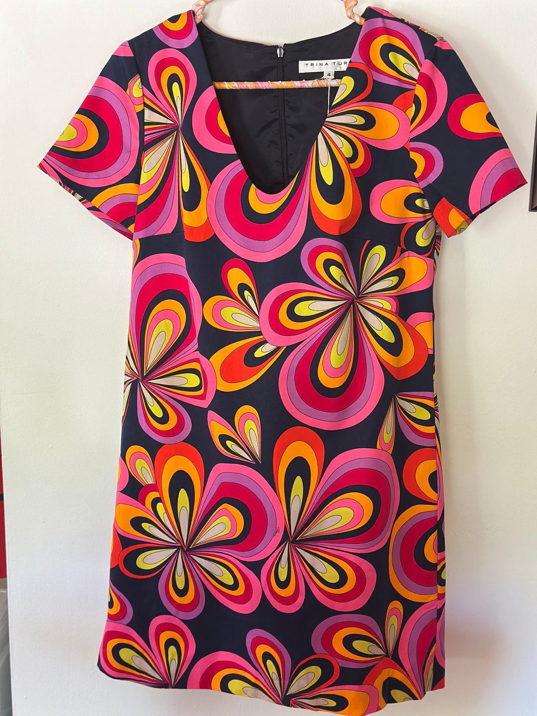 Trina Turk | Retro Floral Print Dress