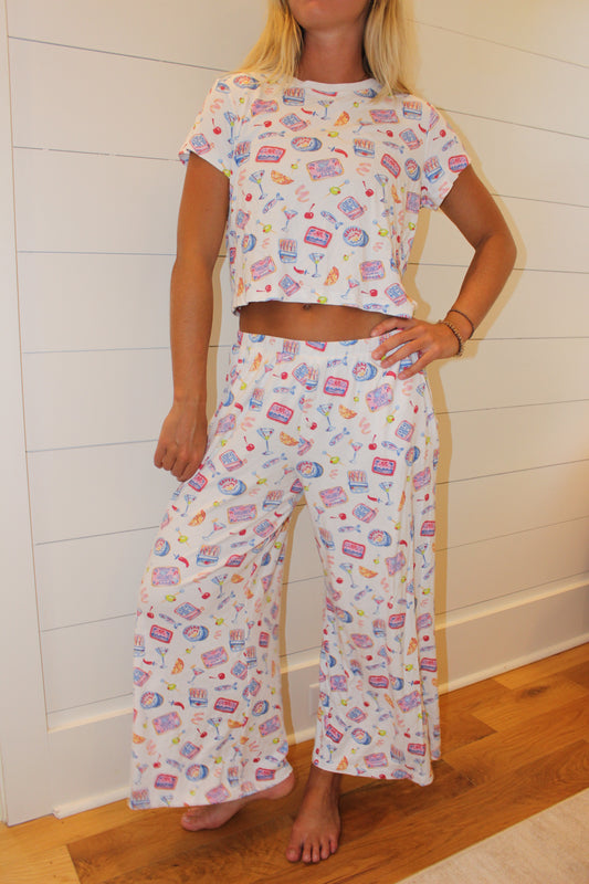 Roller Rabbit | Tinned or Twist Pajama Set, L