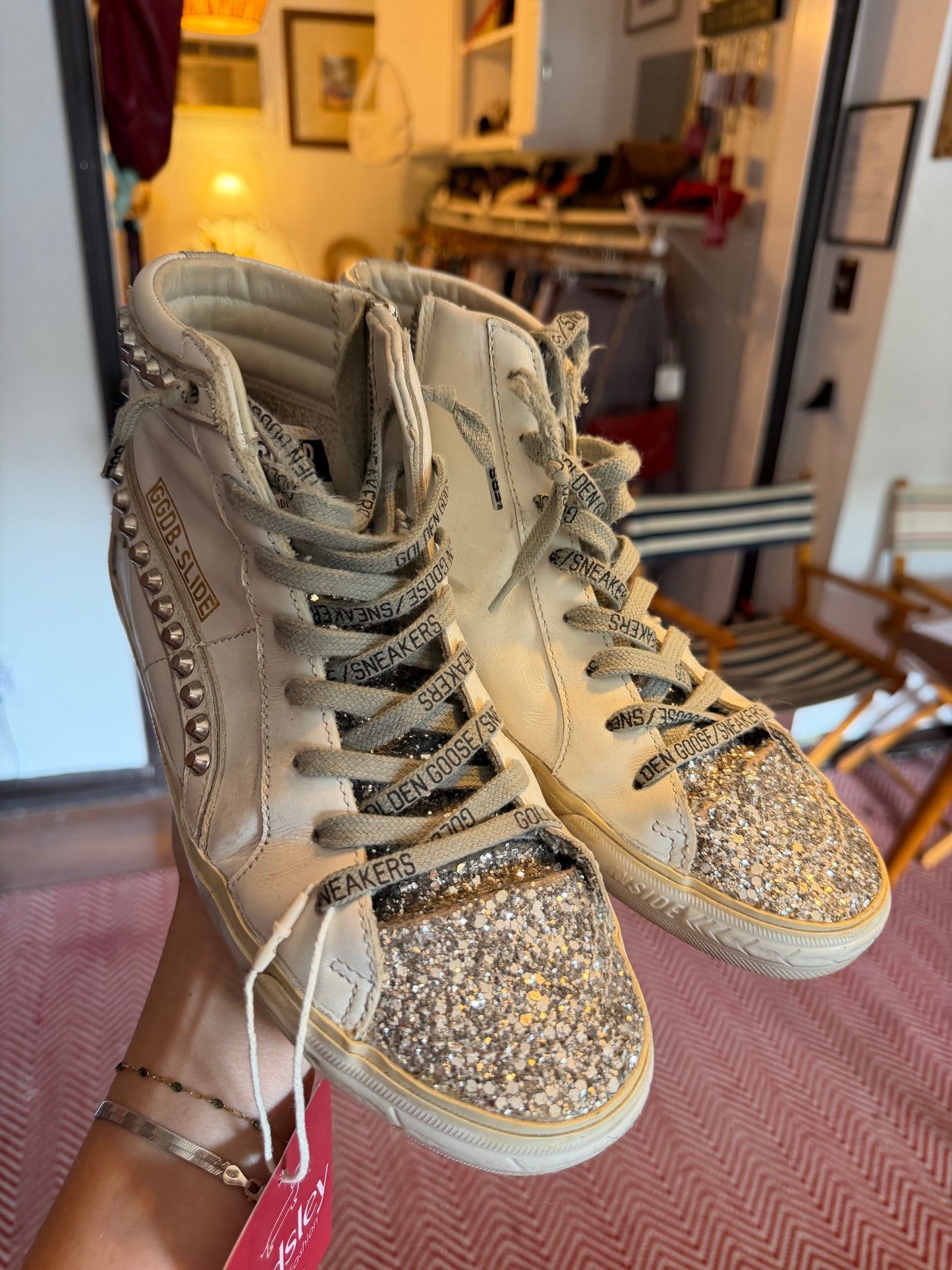 Golden Goose  | Slide High-Top Sneakers