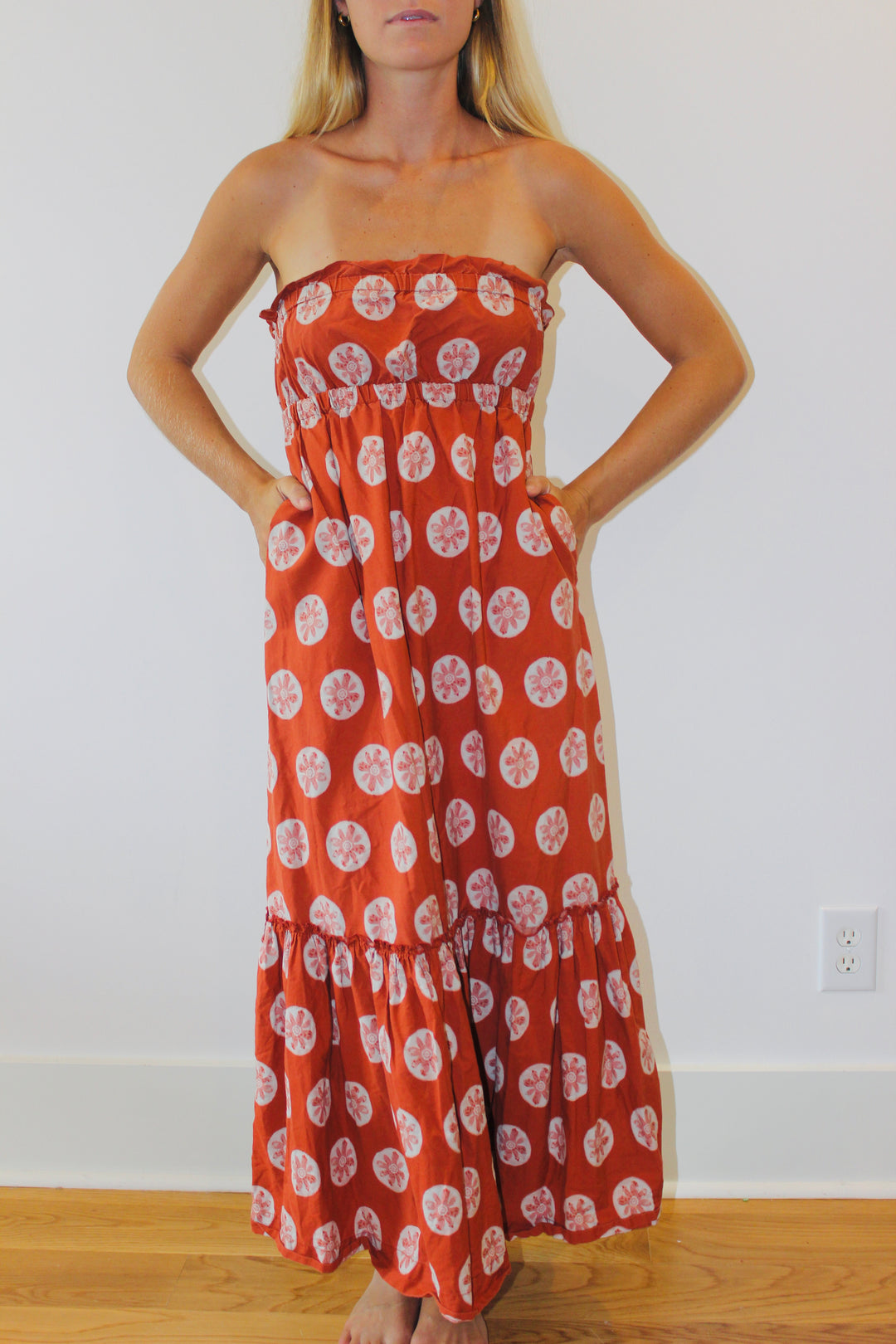 Free People  | Sand Dollar Strapless Dress, XS