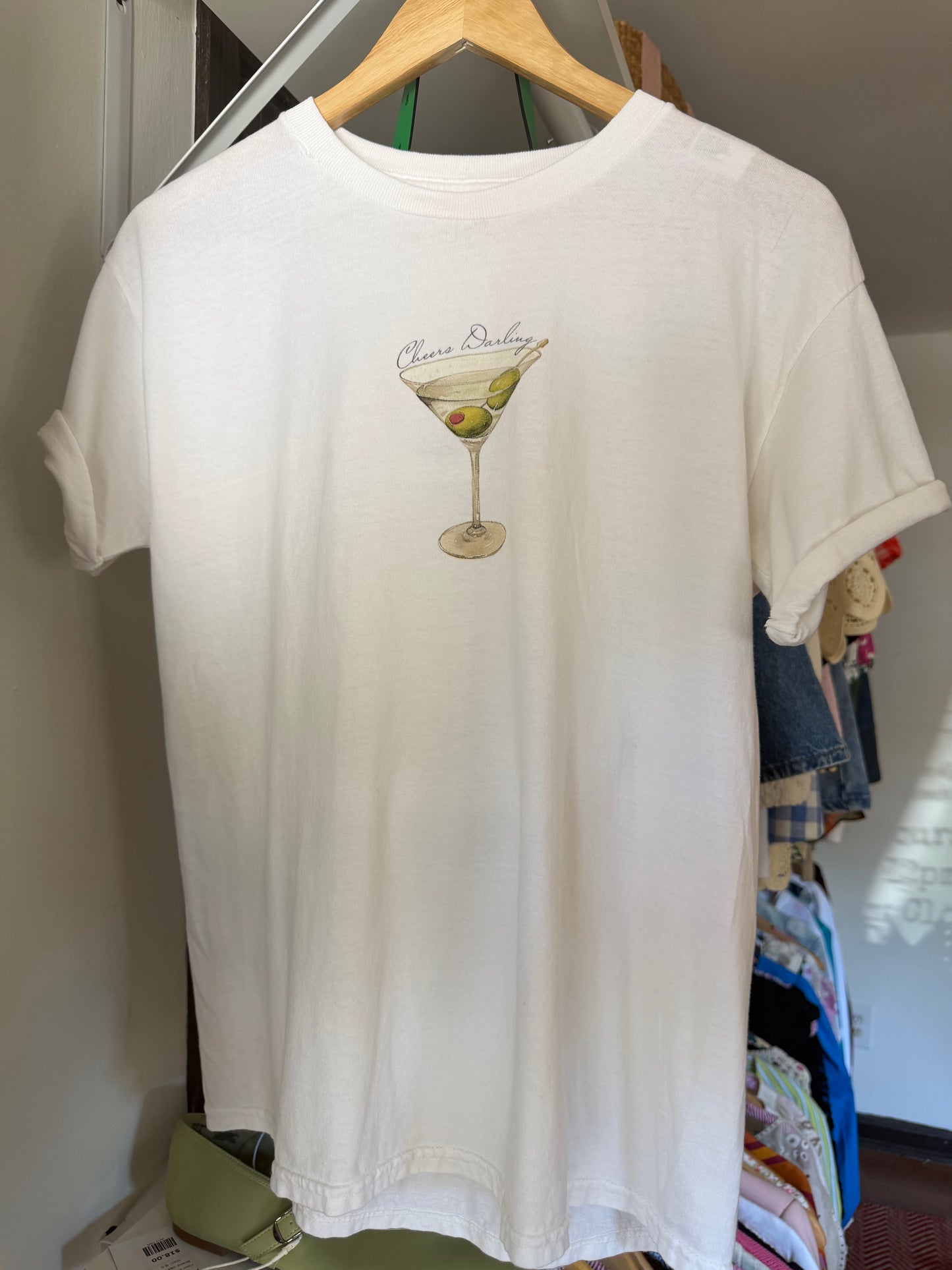 Anthropologie | Martini Graphic Tee, L