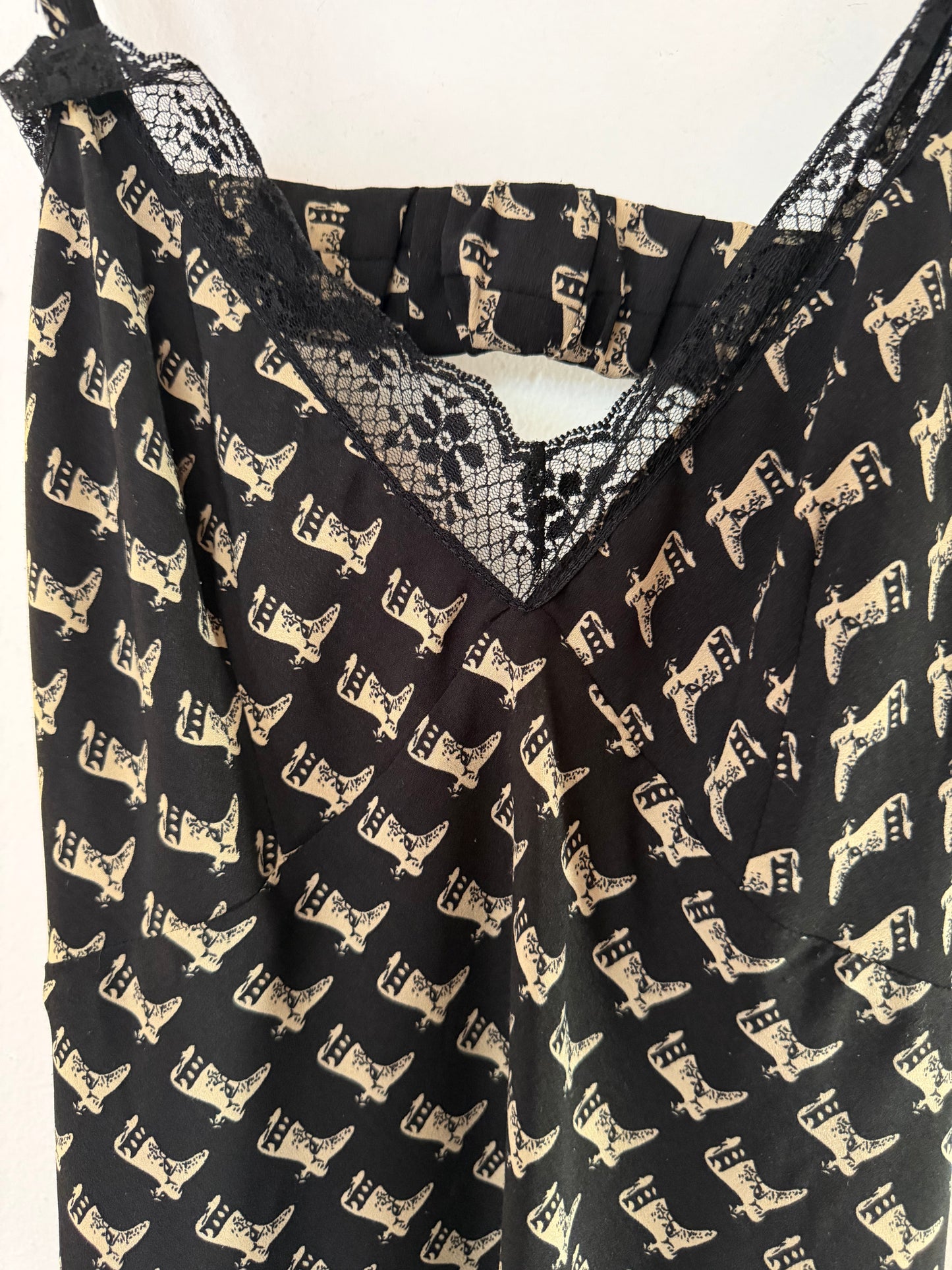 Bobbles & Lace | Maxi Boot Print Dress, S