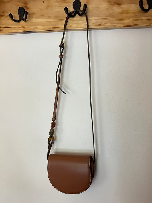 Zara  | Beaded Detail Brown Purse