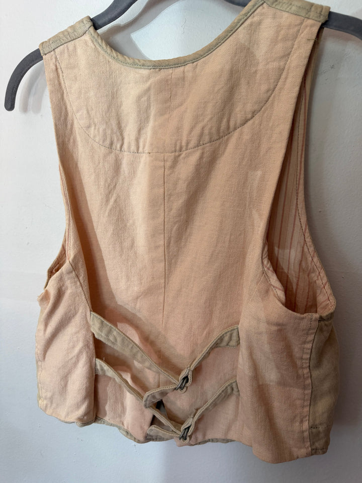 Free People | Linen/Cotton Blend Vest, XS