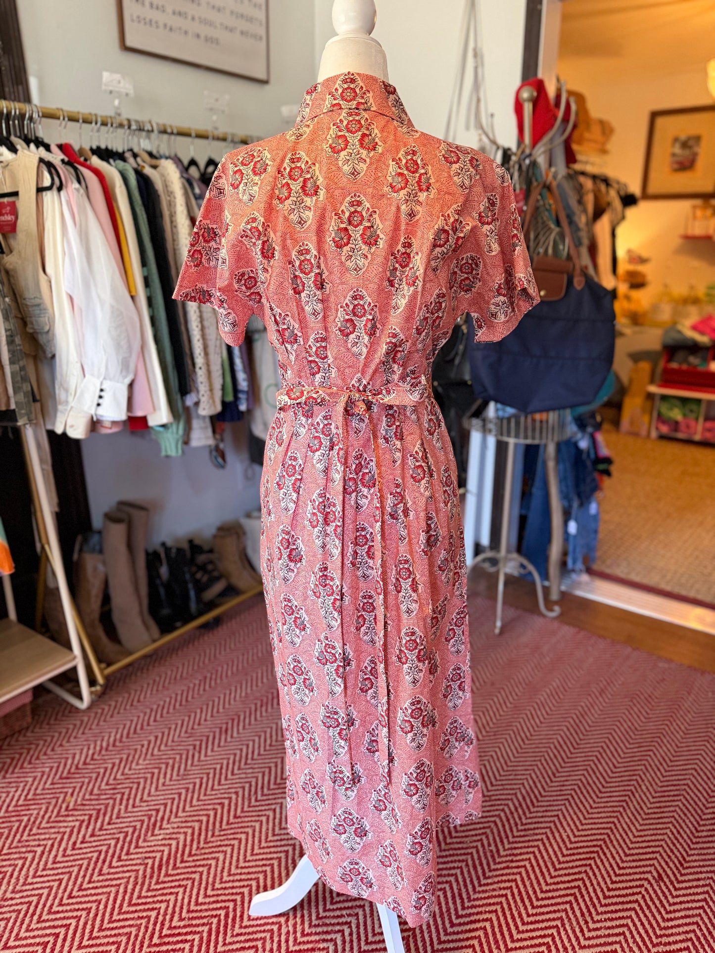 Tuckernuck | Floral Tie Belt Dress, XS