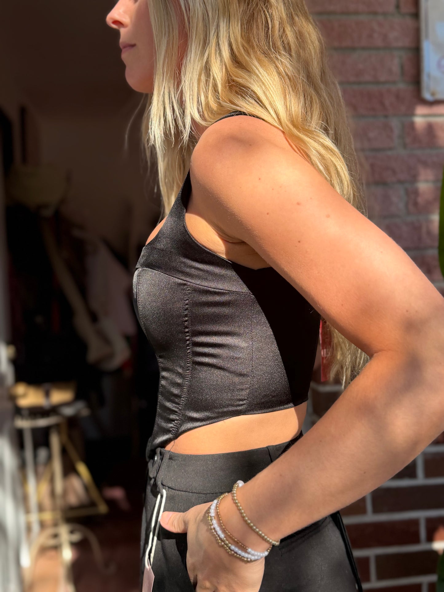 NIA | Lera Corset Top, XS