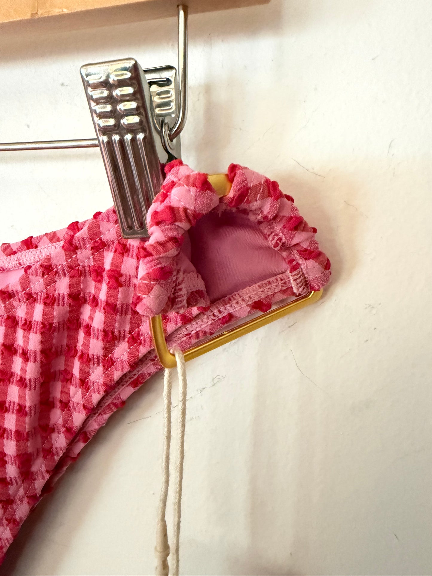 L Space | Twister Gingham Bikini Set, L