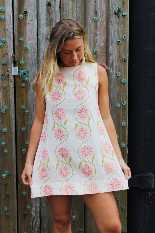 Vrg Girl  | Sleeveless Floral Mini Dress, S