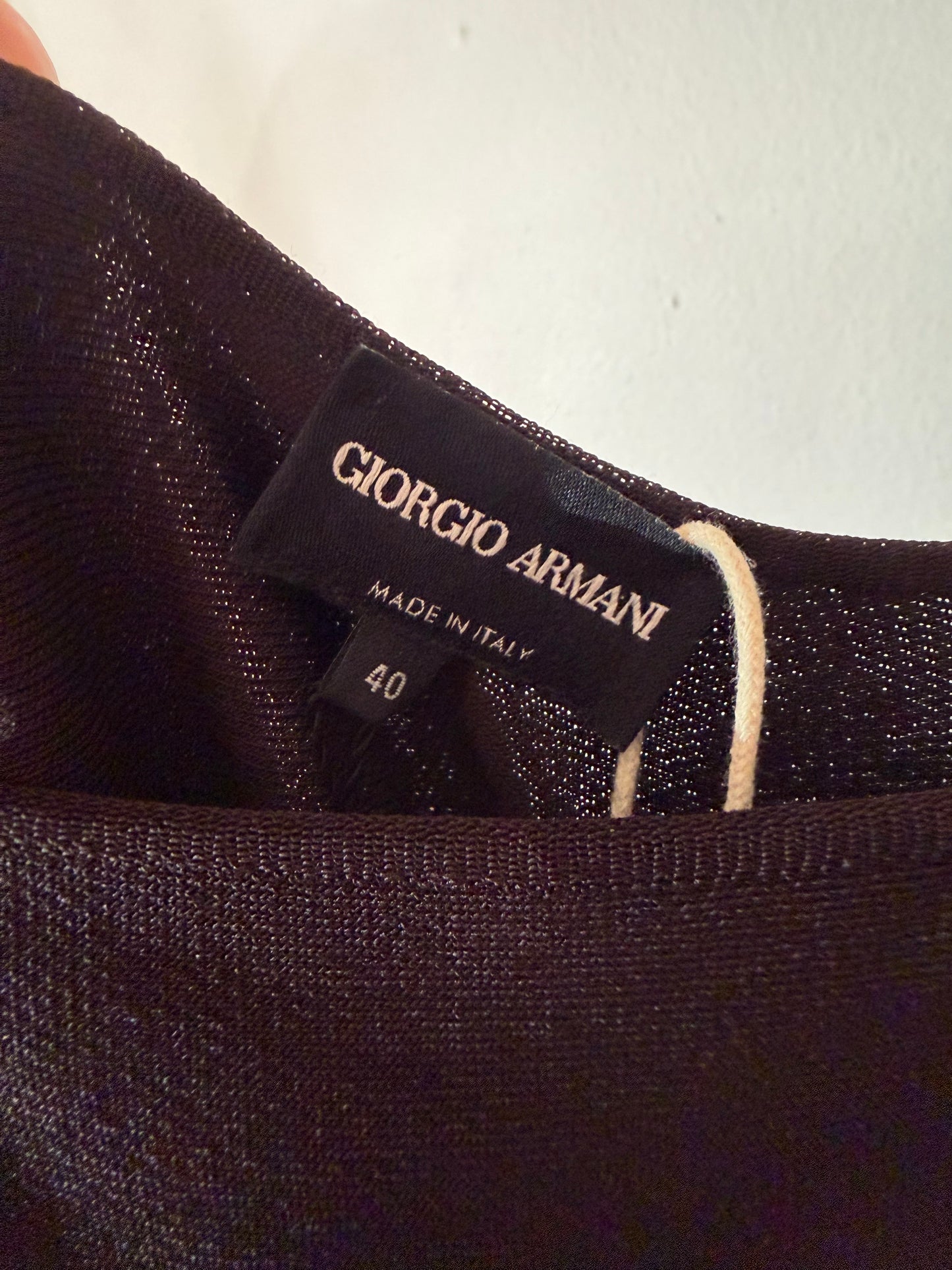 Giorgio Armani | Dark Brown Structured Tank, 4