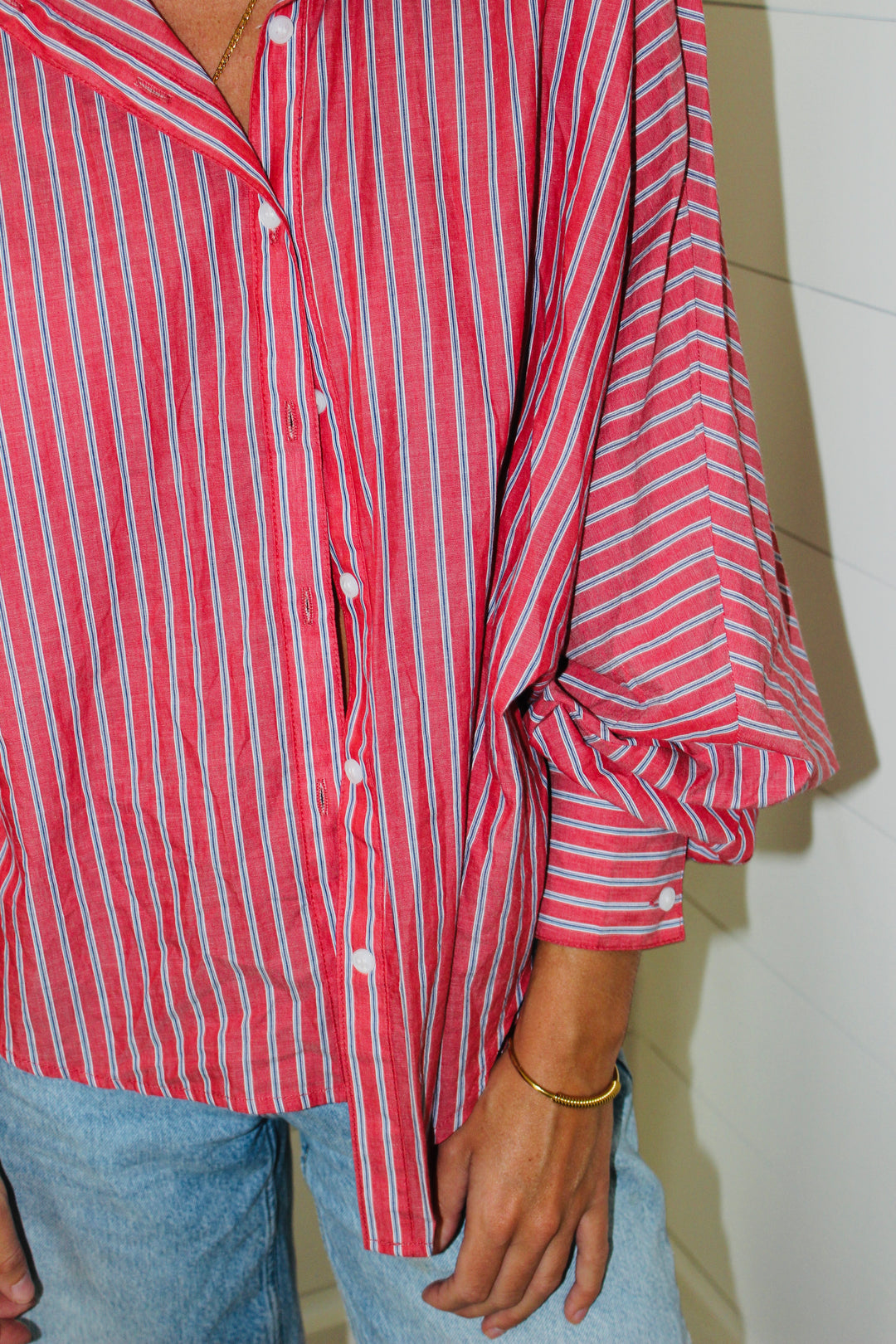 Sunday in Brooklyn | Batwing Button Down Shirt, S