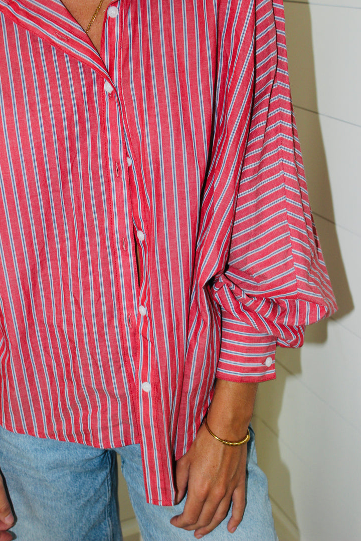 Sunday in Brooklyn | Batwing Button Down Shirt, S