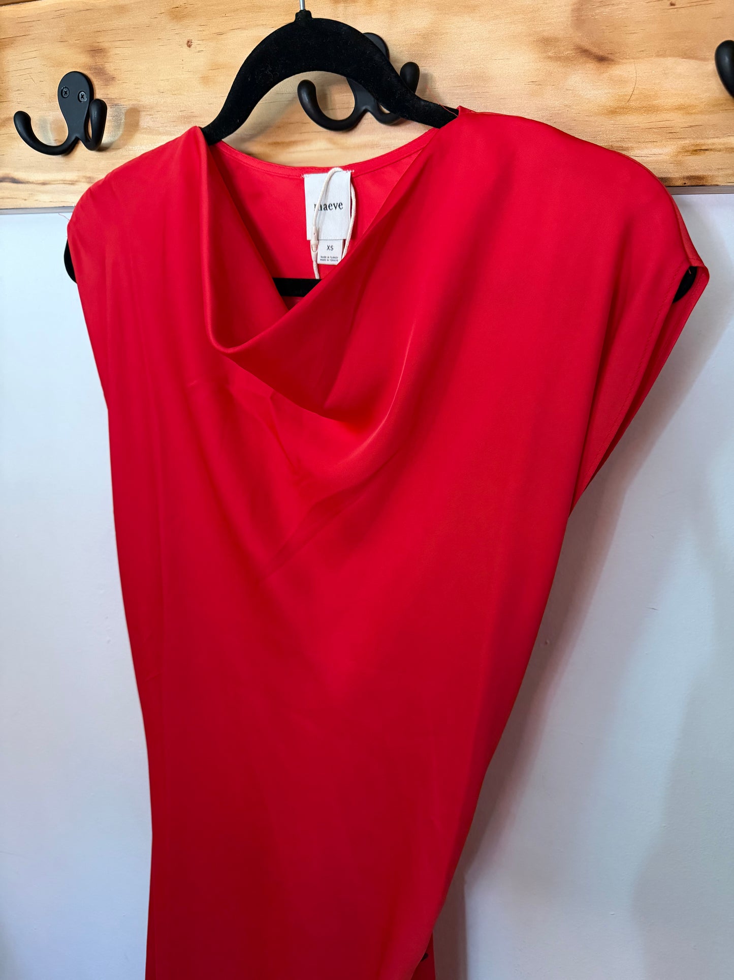 Maeve | Red Midi Dress, XS