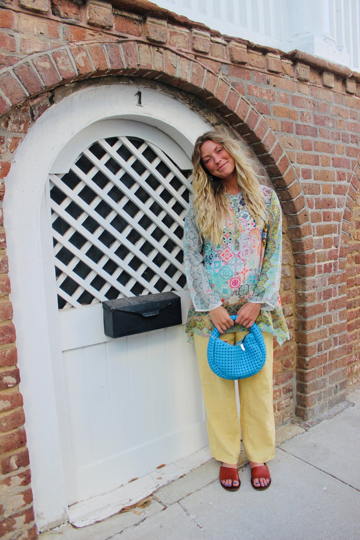 Johnny Was | Printed Sheer Long Sleeve, XS