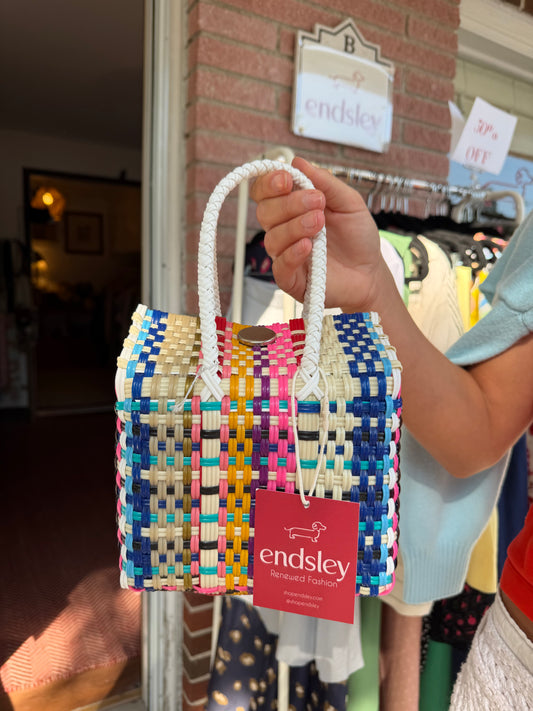 Colorful Box Handle Bag