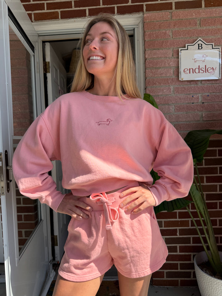 Risen LA  | Pink Lounge Set, Top S, Bottoms M