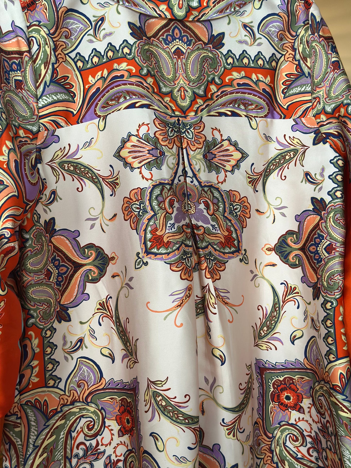 ZARA | Printed Satin Top