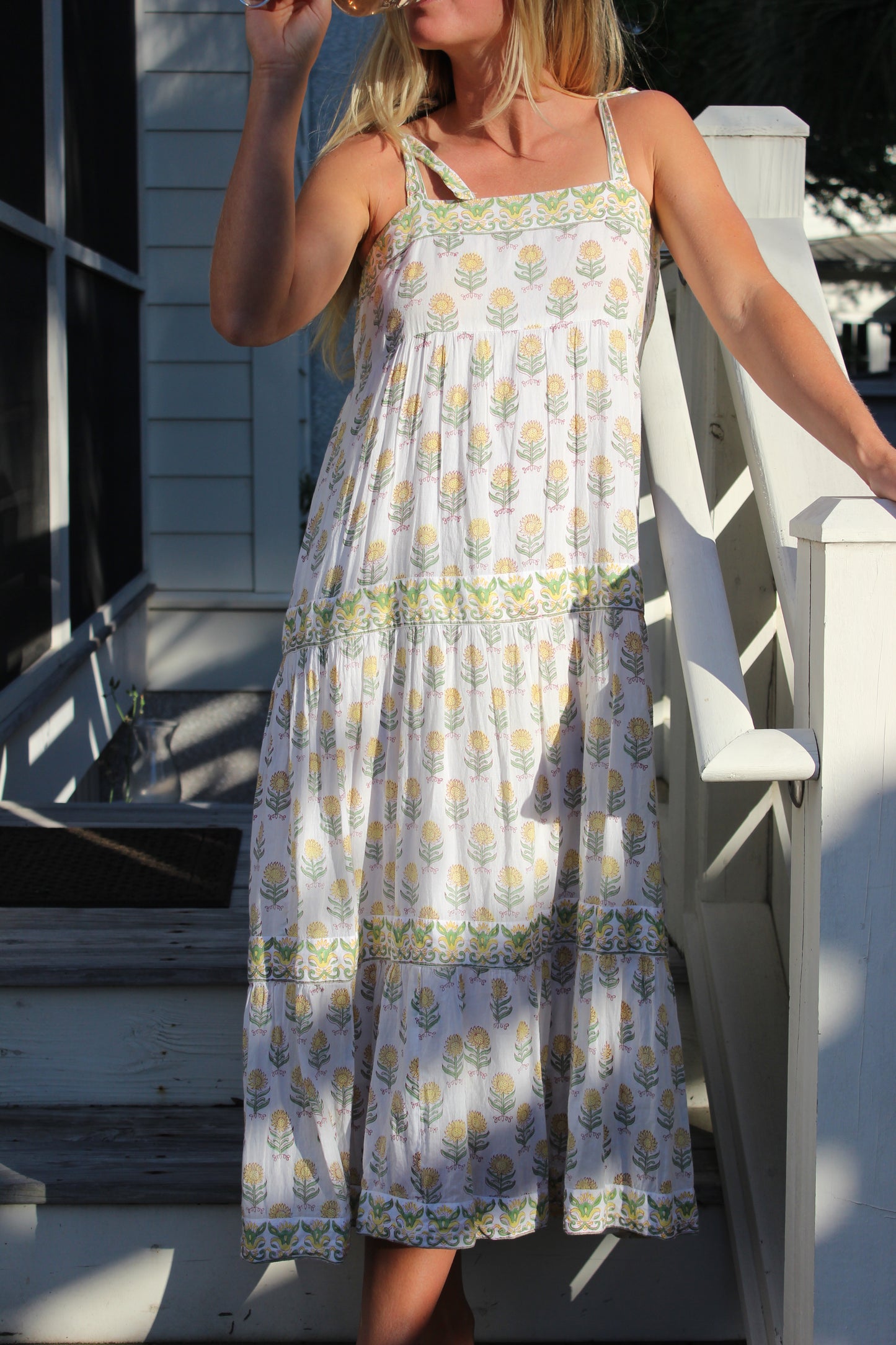 Madison Mathews | Sunflower Midi Sundress, S
