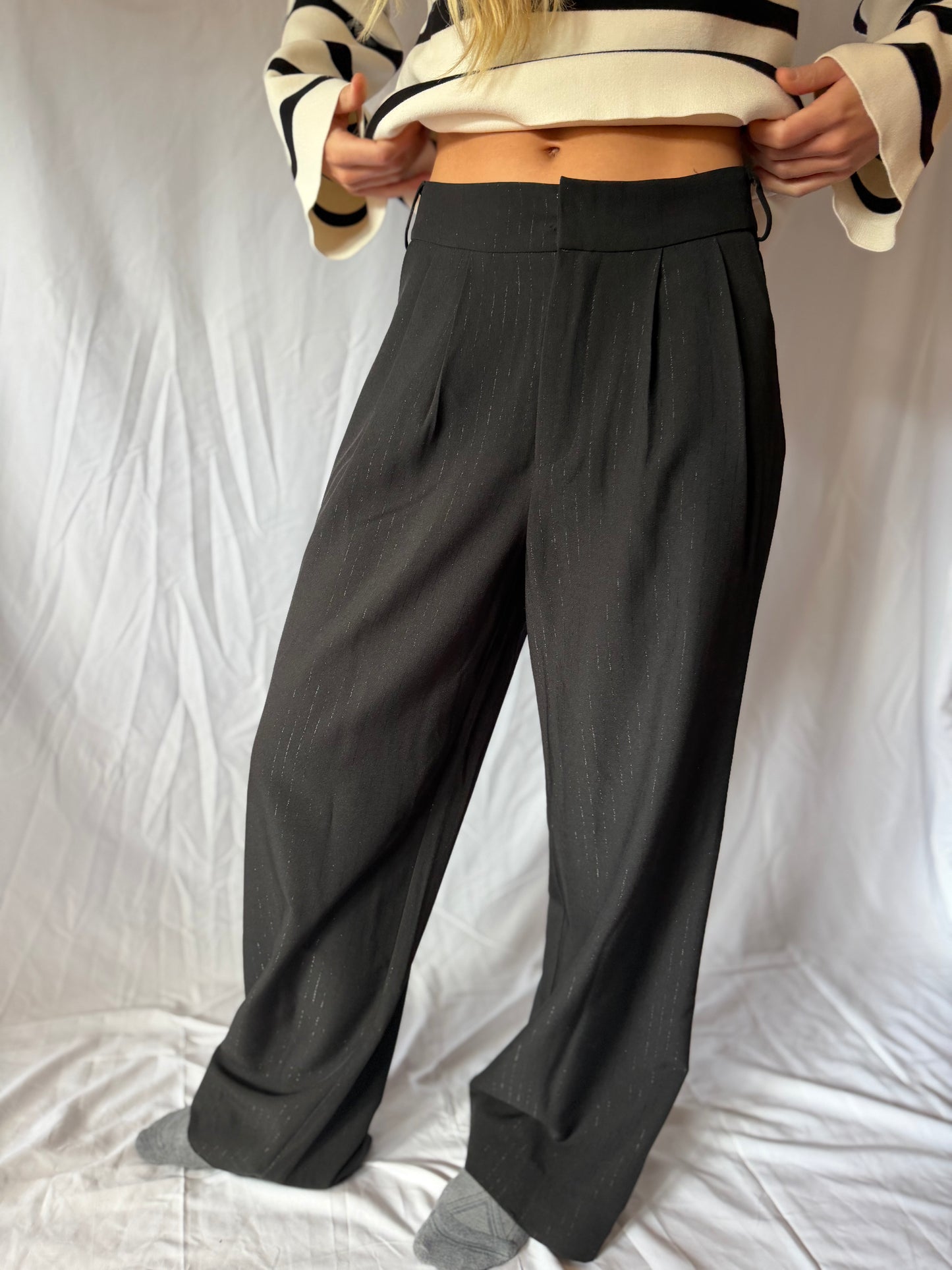 7 For All Mankind | Shimmer Trousers, S