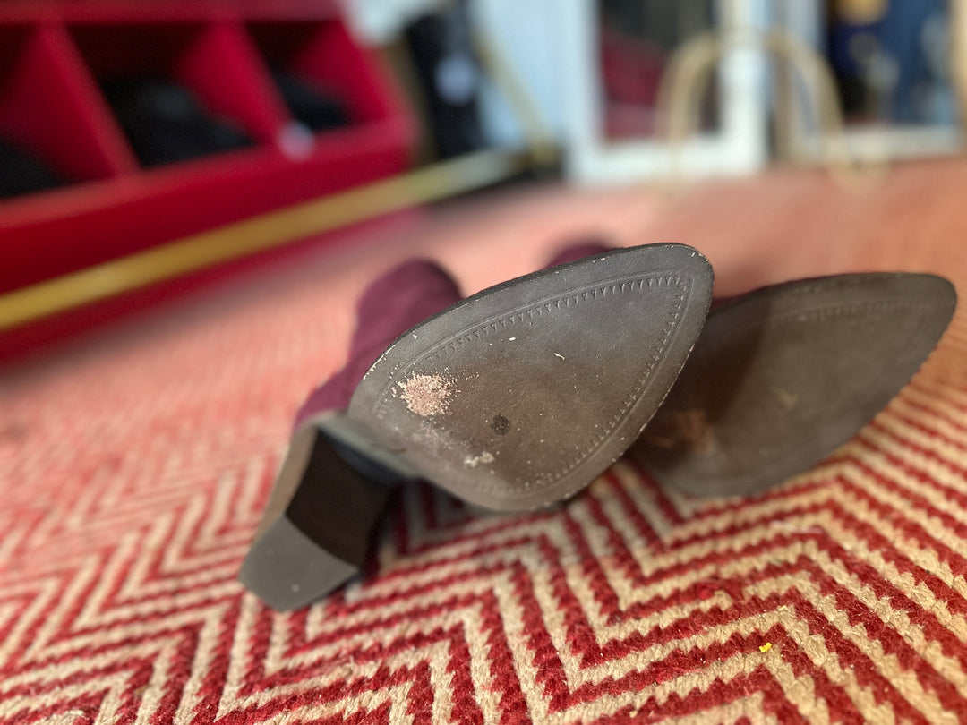 Dolce Vita | Plum Suede Boot Heels