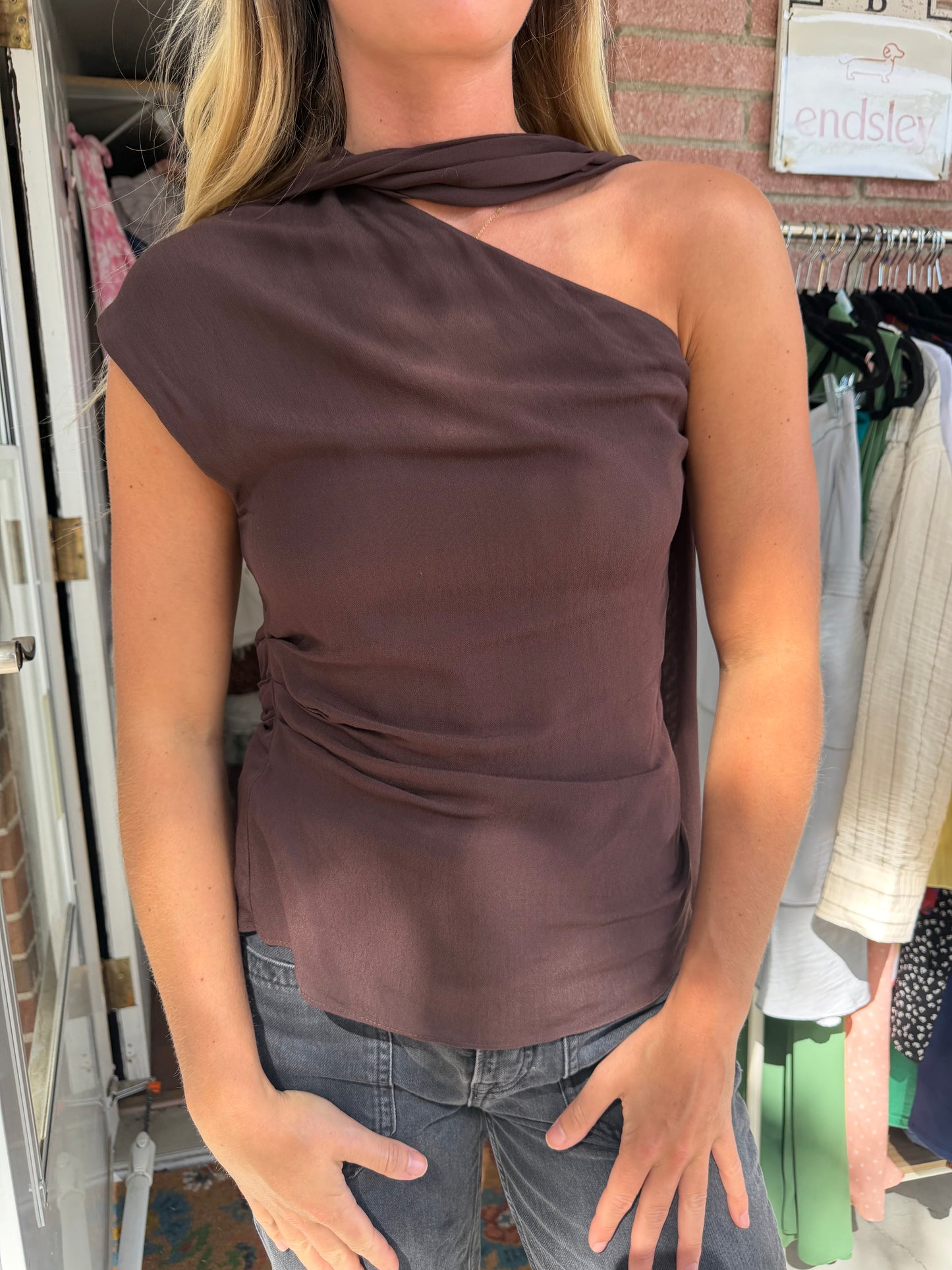 Mango | One Should Wrap Neck Tassel, XS
